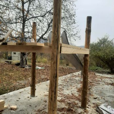 Das Klettergerüst ... 